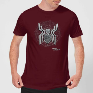 Spider-Man Far From Home Web Icon Men's T-Shirt - Burgundy