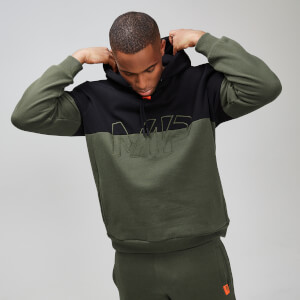 MP Rest Day Men's Split Overhead Hoodie - Army Green