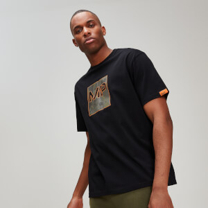 MP Rest Day Men's Camo Square T-Shirt - Black