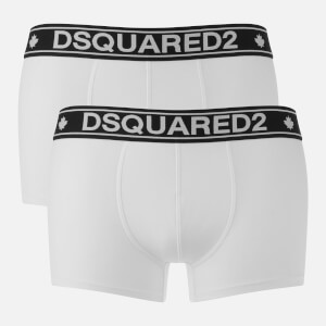 Dsquared2 Men's Twin Pack Trunk Boxers - White