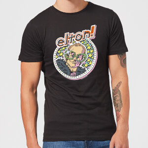 Elton John Star Men's T-Shirt - Black