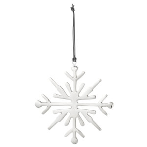Broste Copenhagen Snowflake Christmas Decoration - Silver