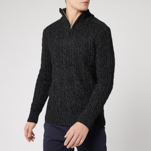 Superdry Men's Jacob Henley Top - Magma Black Twist
