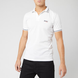 Superdry Men's Classic Lite Micro Sports Polo Shirt - Optic