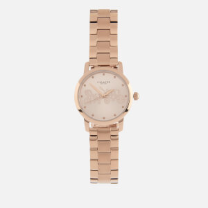 Coach Women's Grand Metal Strap Watch - Rou Rose Gold