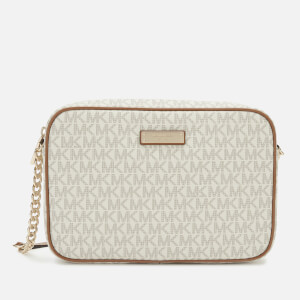 MICHAEL MICHAEL KORS Women's Jet Set Large East West Cross Body Bag - Vanilla