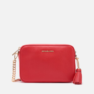 MICHAEL MICHAEL KORS Women's Jet Set Medium Camera Bag - Bright Red