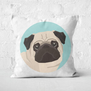 Pug Square Cushion