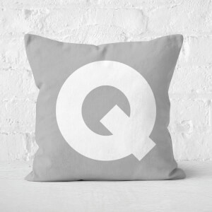 Letter Q Square Cushion