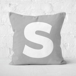 Letter S Square Cushion