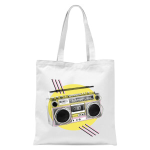 BoomBox Tote Bag - White