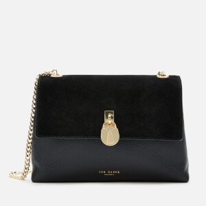 Ted Baker Women's Helena Suede Padlock Cross Body Bag - Black