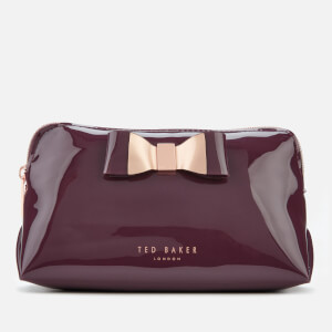 Ted Baker Women's Vivekah Bow Detail Makeup Bag - Deep Purple