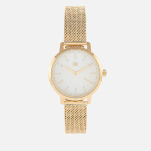 Tommy Hilfiger Women's Lily Mesh Strap Watch - Rou White