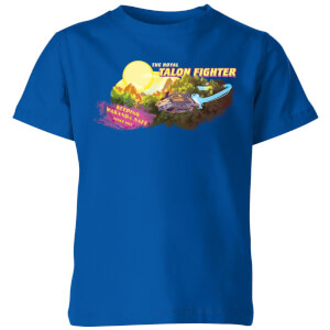 Marvel Black Panther The Royal Talon Fighter Wakanda Kids' T-Shirt - Royal Blue