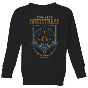 Marvel Guardians Of The Galaxy Interstellar Flights Kids' Sweatshirt - Black