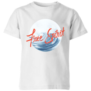 Free Spirit Tidal Wave Kids' T-Shirt - White