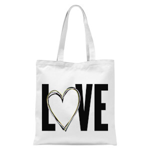 Love Tote Bag - White