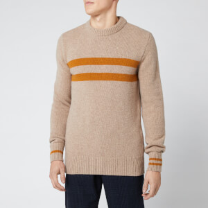 Oliver Spencer Men's Blenheim Crew Knitted Jumper - Barisan Beige