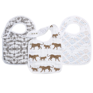 aden + anais Snap Bibs - Hear Me Roar (3 Pack)