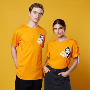 Batman Grafitti Print Oversized T-Shirt - Orange