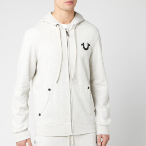 metallic double puff mens hoodie