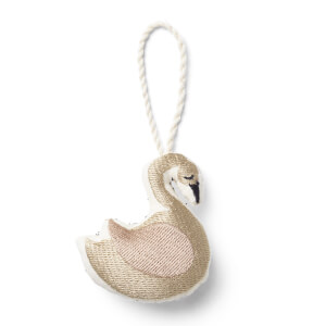Ferm Living Copenhagen Embroidered Decoration - Swan