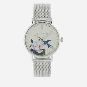 Ted Baker Women's Phylipa Flower Watch - Silver