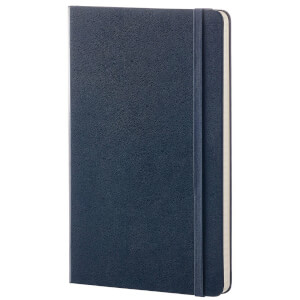 Moleskine Classic Ruled Hardcover Large Notebook - Sapphire Blue