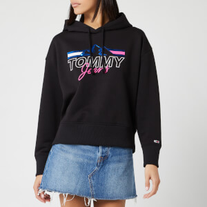 Tommy Jeans Women's Outdoor Logo Hoody - Tommy Black