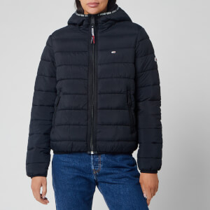 Tommy Jeans Women's Quilt Tape Jacket - Tommy Black