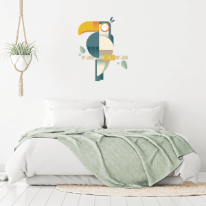 Vectored Toucan Wall Art Sticker
