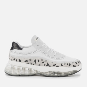 Bronx Women's Bubbly Running Style Trainers - Dalmatian/White/Black