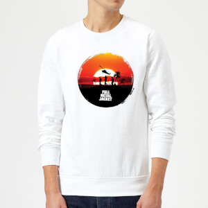 Full Metal Jacket Sunset Circle Sweatshirt - White