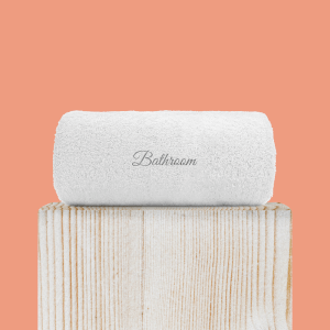 Bathroom Embroidered Hand Towel