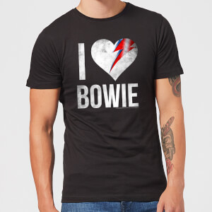 David Bowie I Love Bowie Men's T-Shirt - Black
