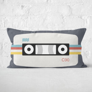 Audiocassette Tape Rectangular Cushion