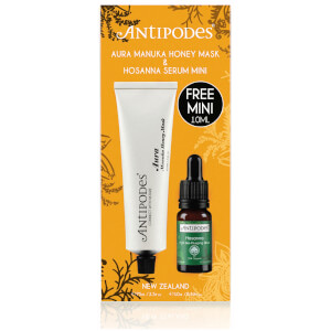 Antipodes Discovery Set - Aura Manuka Honey Mask and Mini Hosanna H2O Skin-Plumping Serum (Worth $61.00)