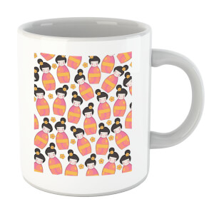 Day Time Geisha Scattered Pattern Mug