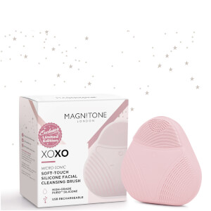 Magnitone Limited Edition XOXO SoftTouch Micro-Sonic Silicone Cleansing Brush - Pink