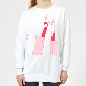 Hands In The Air Women's Sweatshirt - White