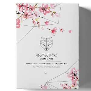 Snow Fox Japanese Cherry Blossom and White Tea Smoothing Mask (Set of 5)