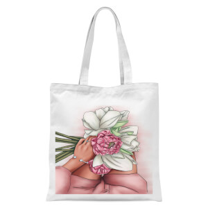 Flowers Tote Bag - White