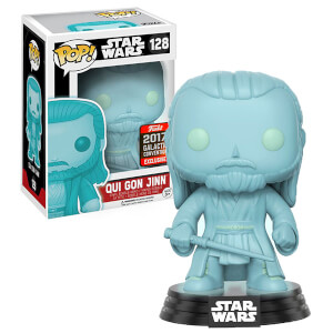 Star Wars Qui-Gon Jinn (Holographic Version) EXC Pop! Vinyl Figure