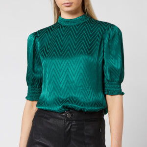 Ted Baker Women's Tiarie Bluson Puff Sleeve Top - Green