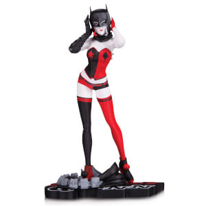 Harley Quinn Red White & Black Statue By John Timms