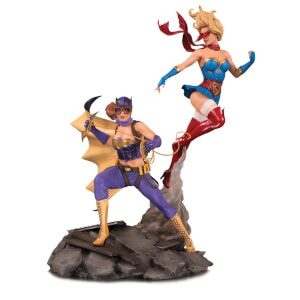 DC Bombshells Batgirl & Supergirl Celebration Statue