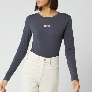 Levi's Women's Graphic Long Sleeve Bodysuit - Forged Iron