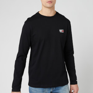 Tommy Jeans Men's Long Sleeve T-Shirt - Tommy Black