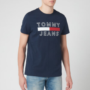 Tommy Jeans Men's Essential Logo T-Shirt - Black Iris